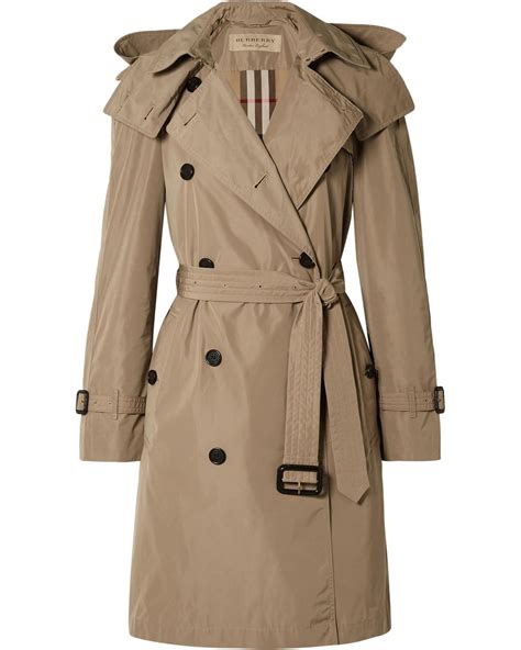 tiered hem trench coat by burberry|burberry shell trench coat.